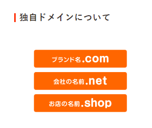 ロリポップの独自ドメインの解説画像